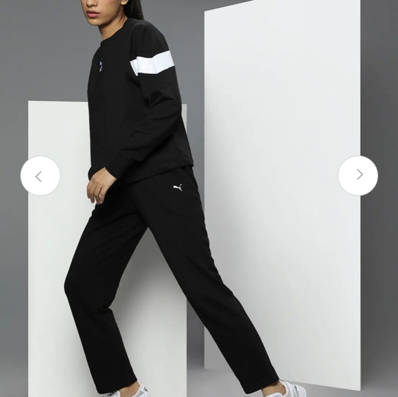 Puma Pants - Puma Black Rain/Wind Track Pants